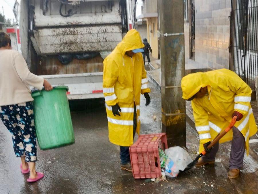 Informa Ayuntamiento de Huamantla retrasos en el servicio de  recolección de basura por afectaciones climáticas